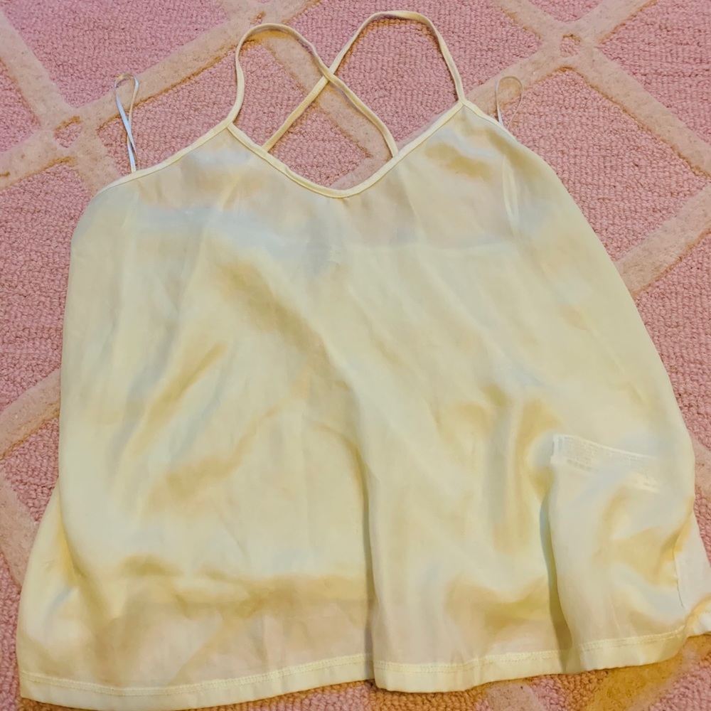 Zara Green Silk Tank